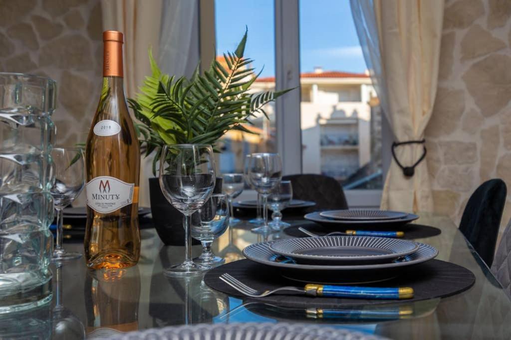 Penthouse Loft 5Min Palais Des Festivals And Beach Terrace View On Castle Кан Екстериор снимка