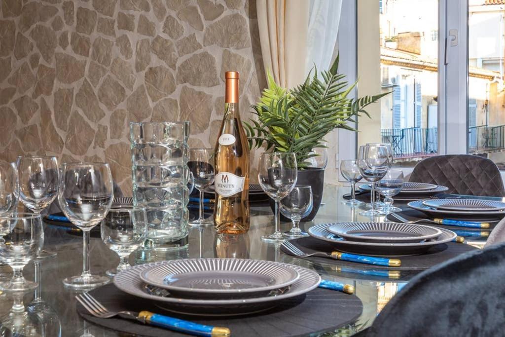 Penthouse Loft 5Min Palais Des Festivals And Beach Terrace View On Castle Кан Екстериор снимка
