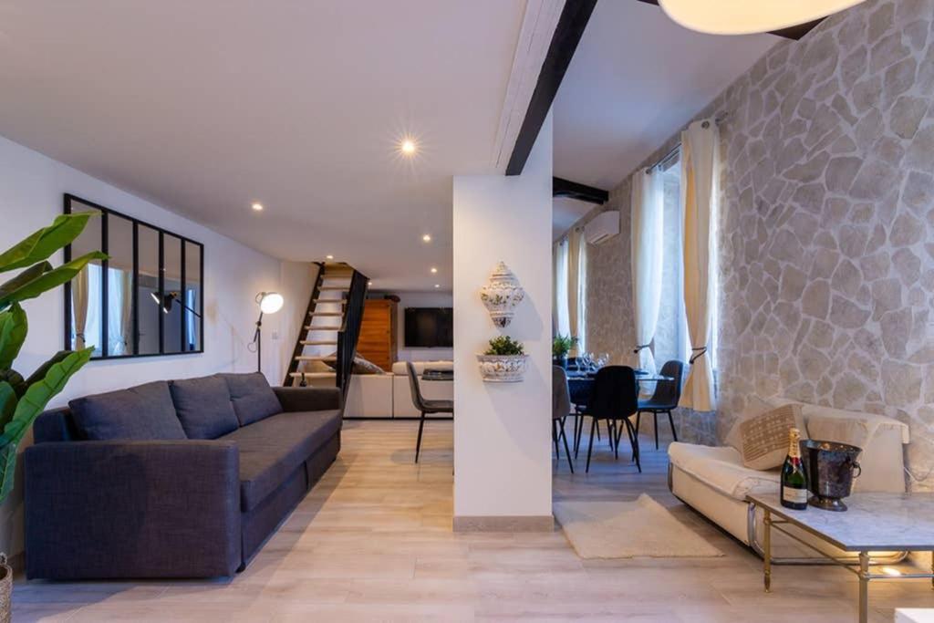 Penthouse Loft 5Min Palais Des Festivals And Beach Terrace View On Castle Кан Екстериор снимка